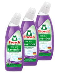 Frosch Eko WC gél levanduľa 3 x 750 ml