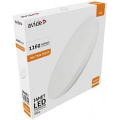 Avide Stropní svítidlo (9570015) LED JANET 18W 33cm 1260lm 4000K