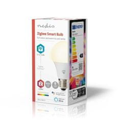 Nedis Chytrá žárovka SmartLife Zigbee 3.0, E27, 9 W, RGB