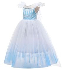 EXCELLENT Princeznovské ombré šaty veľkosť 116 - modré