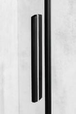SAPHO ALTIS LINE BLACK posuvné dvere 1170-1210mm, výška 2000mm, číre sklo AL3012B - Sapho