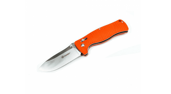 Ganzo Knife G720-OR všestranný vreckový nôž 9 cm, oranžová, G10