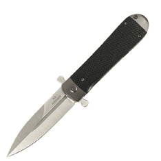 Ganzo Knife Samson-BK všestranný vreckový nôž 9,4 cm, čierna, G10