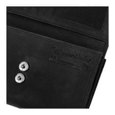 PAOLO PERUZZI Dámska kožená peňaženka t-05 čierna