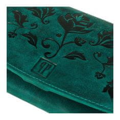 PAOLO PERUZZI Dámska zelená peňaženka t-01 rfid