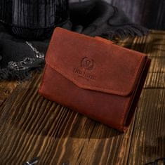 PAOLO PERUZZI Dámska vintage kožená peňaženka