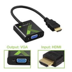 Techly Hdmi M/F Vga konvertor