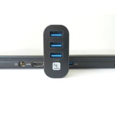 Techly Usb Hub 4 porty 3.0 Sspeed Rot