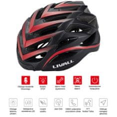 Livall Prilba Bh62 Neo M/L Bl&Rd