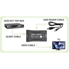 Techly Konvertor Hdmi F/F A/V Scart