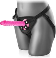 XSARA Strap-on anální vaginální gelové dildo 13cm umělý penis pro páry - 72082958