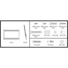 Manhattan Rameno LCD na stenu 100'