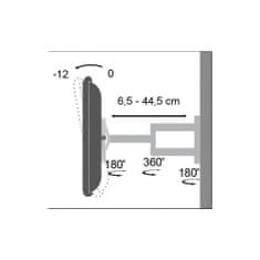 Techly Nástenné rameno LCD 37 Break3