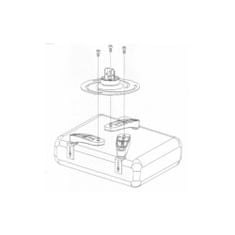 Techly Rameno stropného projektora 30/37