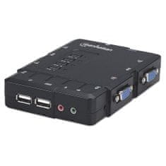 Manhattan Prepínač Kvm 4/1 Usb Mh