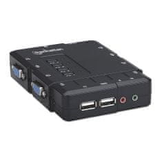 Manhattan Prepínač Kvm 4/1 Usb Mh