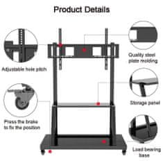 Techly Stojan na LCD 55'-100' 150Kg