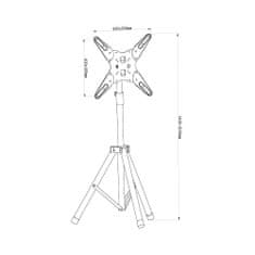 Techly Stojan na LCD 17-60' statív