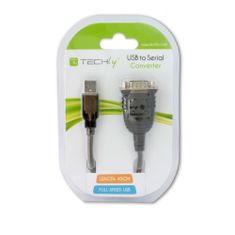 Techly Usb/Com konvertor kábel Rs232