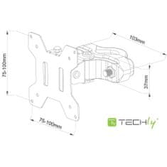 Techly Lcdx1 30' rukoväť