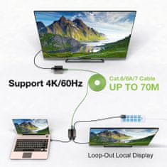 Techly Extender Hdmi 70M /Rj45 4K 60H