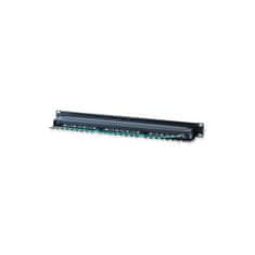 Techly Patch panel 24 Stp C6A Black