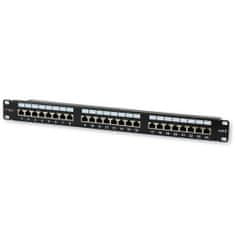 Techly Patch panel 24 Stp C6 Black