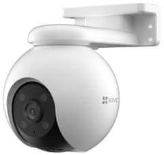 EZVIZ IP kamera H8 Pre 2K/ PTZ/ Wi-Fi/ 3Mpix/ krytie IP65/ objektív 4mm/ H.265/ IR prísvit až 30m/ biela