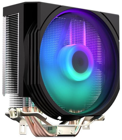 Endorfy chladič CPU Spartan 5 MAX ARGB / 120mm ARGB fan / 4 heatpipes / kompaktný aj pre menšie case / pre Intel aj AMD