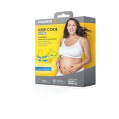 Medela Podprsenka Ultra tehotenská a dojčiaca Keep Cool, čierna XL