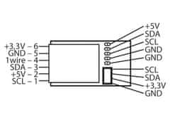 Tinycontrol teplotný, vlhkostný a barometrický snímač BME280 pre LAN ovládač v3