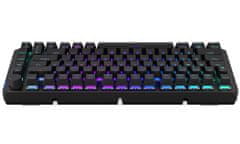 Endorfy herná klávesnica Thock 75% Wireless Black /RGB/ black sw. / bezdrôtová / CZ / SK lay. / skrátená / čierna