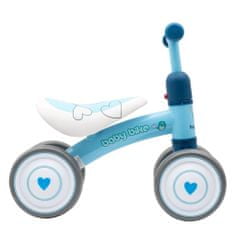 Baby Mix Detské odrážadlo Baby Mix Baby Bike Fruit blue 