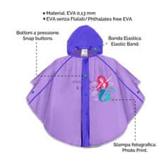Perletti Pršiplášť / pončo COOL KIDS Sirenetta 3/6 rokov, 15618