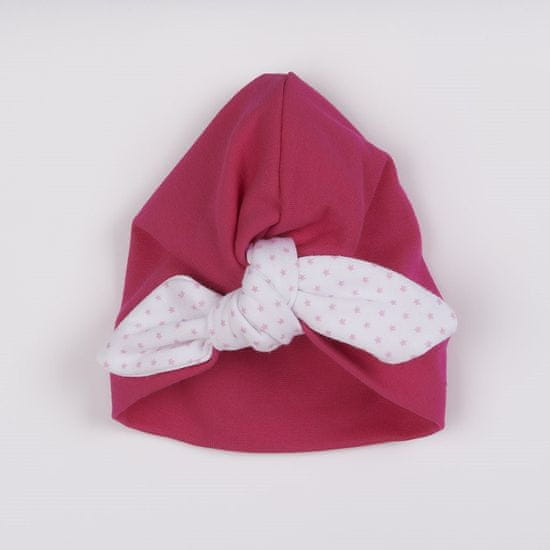 NEW BABY Dievčenské čiapočka turban For Girls dots - 74 (6-9m)