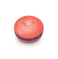 Energy Sistem Lol&Roll Pop Kids Speaker Orange, Prenosný Bluetooth repráčik s výkonom 5 W a funkciou obmedzenia výkonu