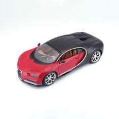 BBurago 1:18 Bugatti Chiron Šport červený