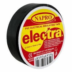 Páska elektroizolačná PVC IZOVIAL, 10 mx 15 mm, čierna