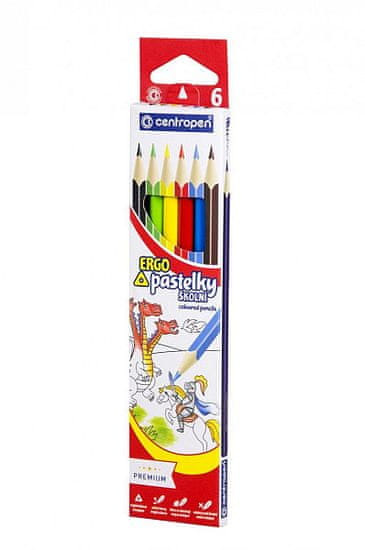 Centropen Pastelky 9521 trojhranné (6 ks)