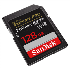 SanDisk Extreme PRO 128GB SDXC Memory Card 200MB/s a 90MB/s, UHS-I, Class 10, U3, V30