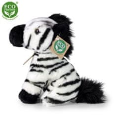 Rappa Plyšová zebra sediaca 18 cm ECO-FRIENDLY