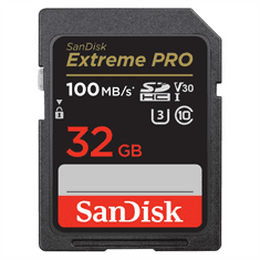 SanDisk Extreme PRO 32GB SDHC Memory Card 100MB/s a 90MB/s, UHS-I, Class 10, U3, V30