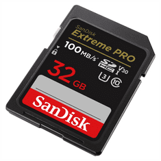 SanDisk Extreme PRO 32GB SDHC Memory Card 100MB/s a 90MB/s, UHS-I, Class 10, U3, V30