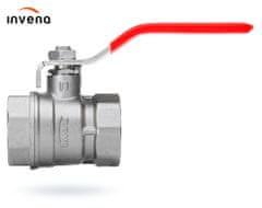 Invena Guľový ventil so škrtiacou klapkou 5/4" rukoväť 1 1/4 palca