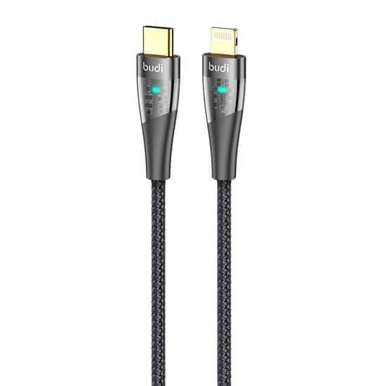 Budi Kábel USB-C do lightning Budi 20W, 1,5 m (čierny)