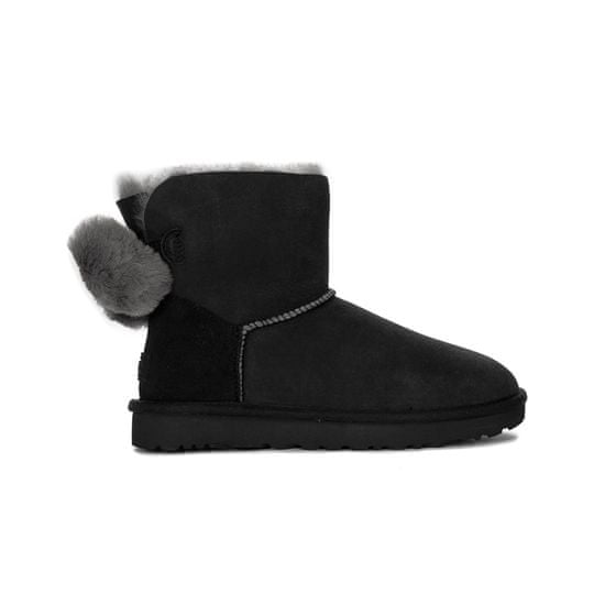 Ugg Australia Snehovky čierna 37 EU Min Bailey Fuzzy Bow