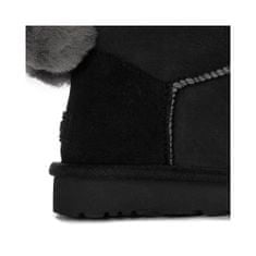 Ugg Australia Snehovky čierna 37 EU Min Bailey Fuzzy Bow