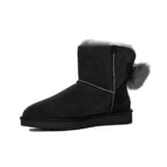 Ugg Australia Snehovky čierna 37 EU Min Bailey Fuzzy Bow