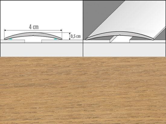 Effector Prechodové lišty A13 - SAMOLEPIACE šírka 4 x výška 0,5 x dĺžka 93 cm - dub oslo