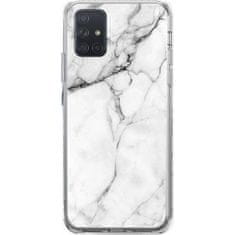 WOZINSKY Wozinsky Marble silikónové puzdro pre Samsung Galaxy A51 - Biela KP10116